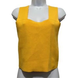 HOUSE OF HARLOW 1960 REVOLVE Wide Strap Compression Top in Sunset Gold Size XS